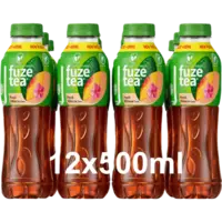 Fuze Tea Black tea peach hibiscus 12-pack