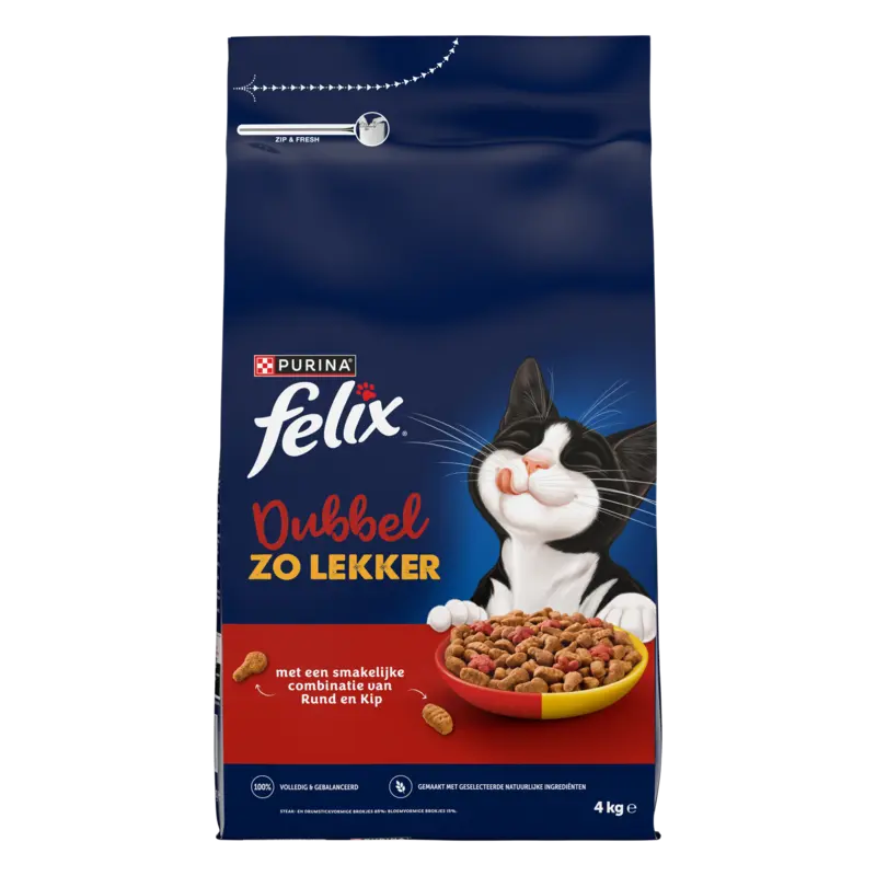Dubbel Zo Lekker met Kip, Rund en Rode Biet Kattenvoer