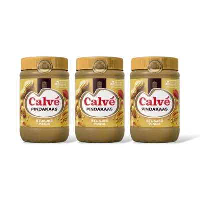 pdp-image-Calvé Pindakaas met stukjes pinda 3-pack