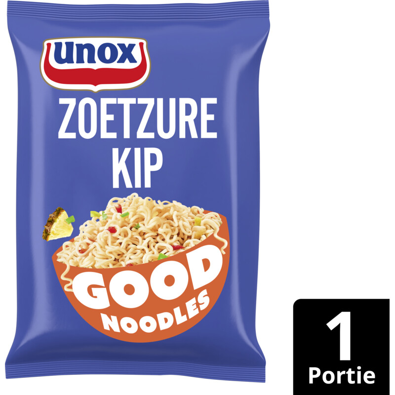Een afbeelding van Unox Good noodles zoetzure kip