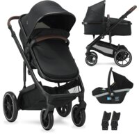 Een afbeelding van Deryan Noa 3-1 Kinderwagen Zwart