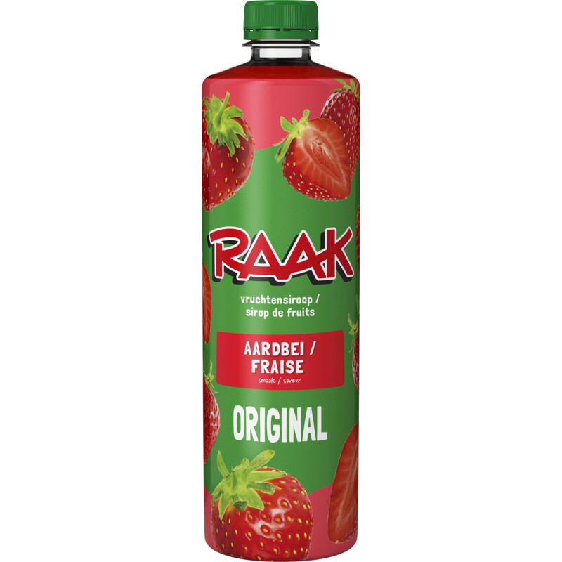 Raak Vruchtensiroop aardbeien