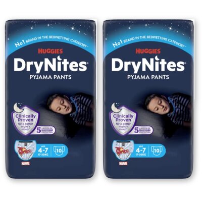 pdp-image-Huggies DryNites luierbroekje jongen 4-7 jr 2pck