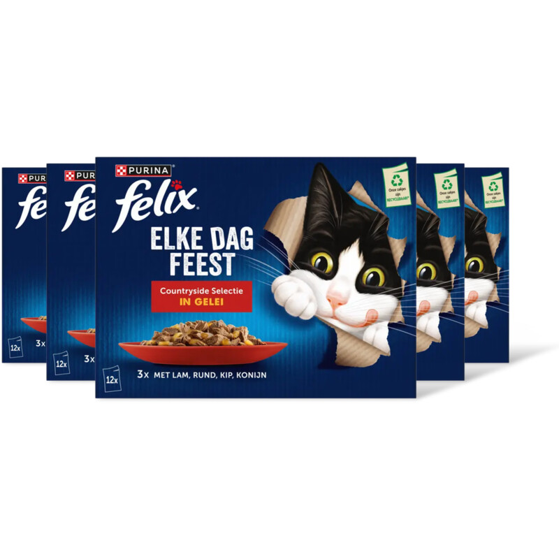 Felix Elke dag feest countryside gelei 5-pack