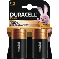 Duracell Plus D-alkaline batterijen LR20