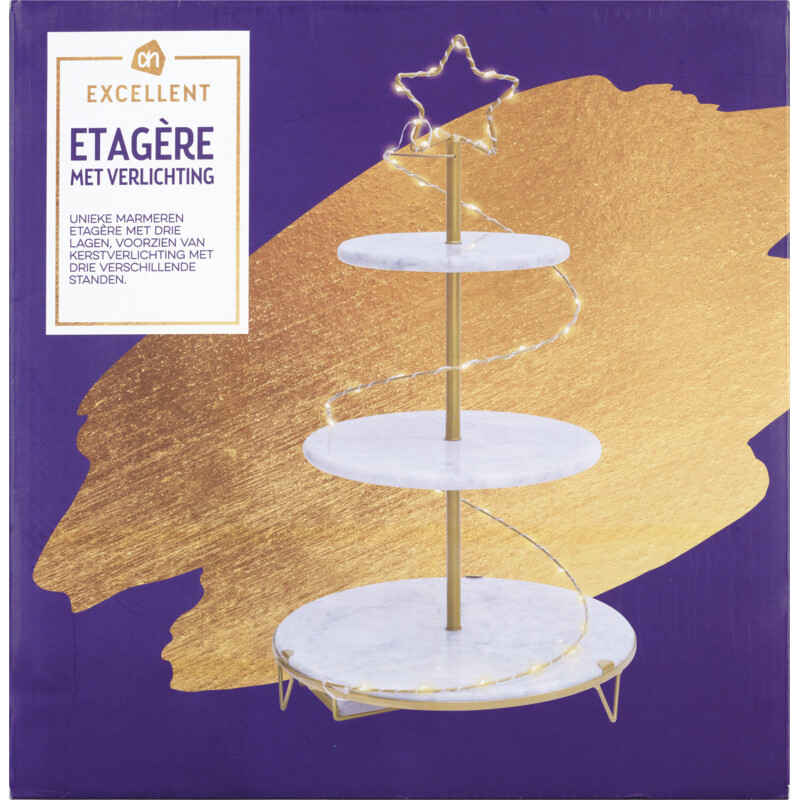 Een afbeelding van AH Excellent Etagere met verlichting