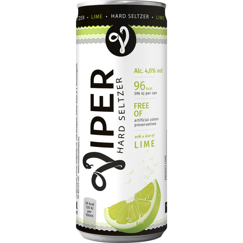 Een afbeelding van Viper Hard seltzer lime