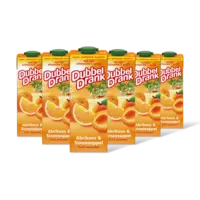 DubbelDrank Abrikoos & sinaasappel 6-pack