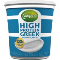 Een afbeelding van Campina High protein Greek yoghurt 1,5% fat
