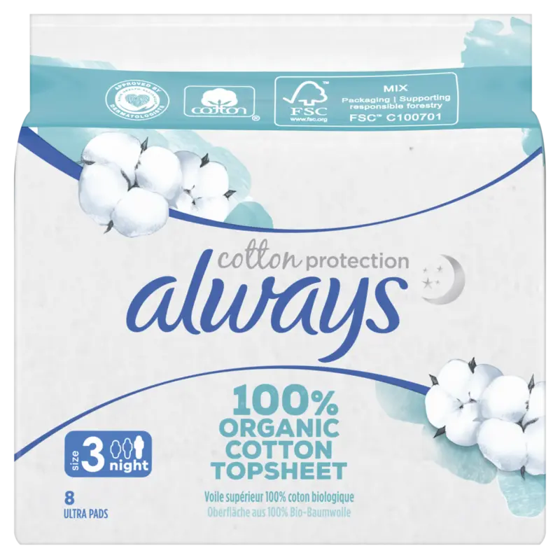 Cotton Protection Night Maandverband