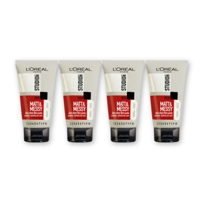 pdp-image-Studio Line Matt & Messy fibre paste 4-pack