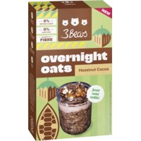 3Bears Overnight oats hazelnut cocoa