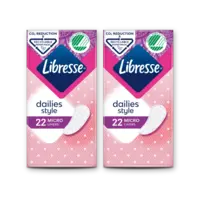 Libresse Dailies style micro inlegkruisjes 2-pack