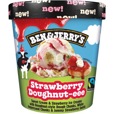 pdp-image-Ben & Jerry's Strawberry doughnut