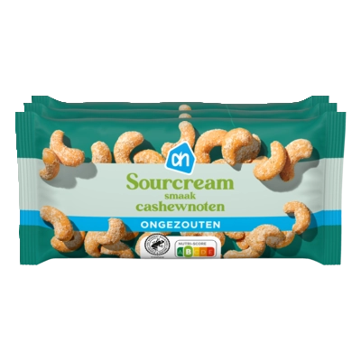 pdp-image-AH Sourcream cashewnoten ongezouten 3-pack