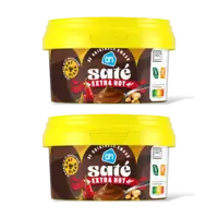 AH Sate saus extra hot 2-pack
