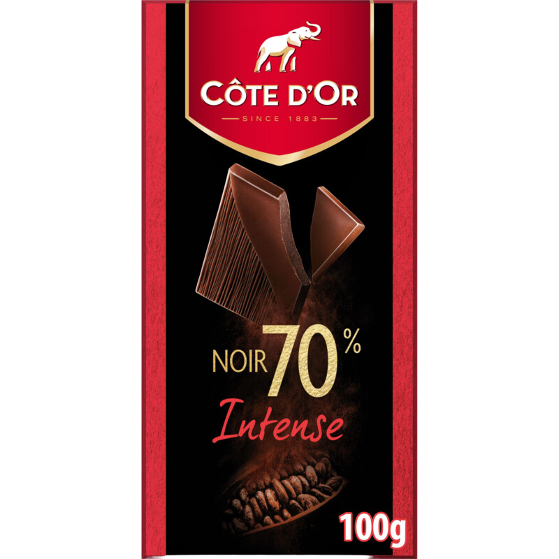 Côte d'Or 70% Pure chocolade reep intense