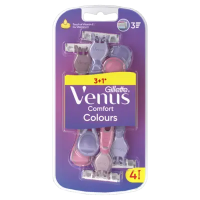 pdp-image-Gillette Venus Comfort colours 3+1 scheermesjes