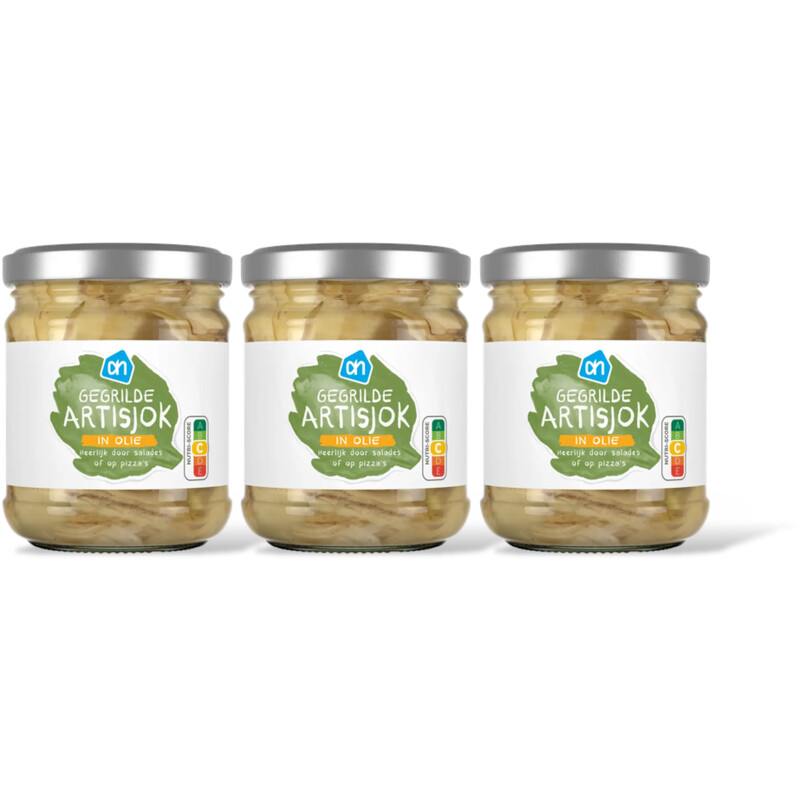 AH Gegrilde artisjok in olie 3-pack