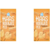 Een afbeelding van AH Kaaskoekjes mix met roomboter 2-pack