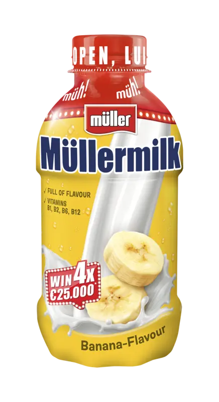 Mullermilk banaan smaak