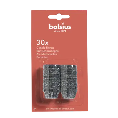 pdp-image-Bolsius Kaarsenpassingen zilver