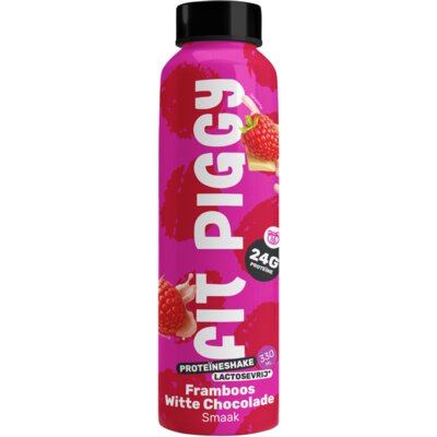 pdp-image-Fit Piggy Proteïneshake framboos witte chocolade