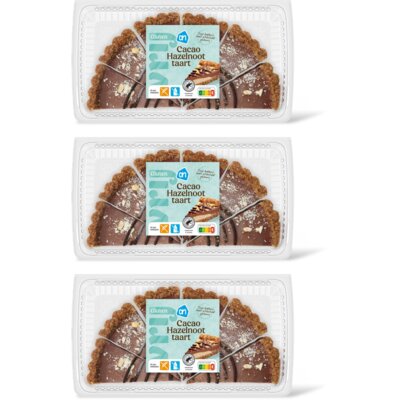 pdp-image-AH Glutenvrij Cacao hazelnoot taart 3-pack