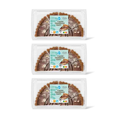 pdp-image-AH Glutenvrij Cacao hazelnoot taart 3-pack