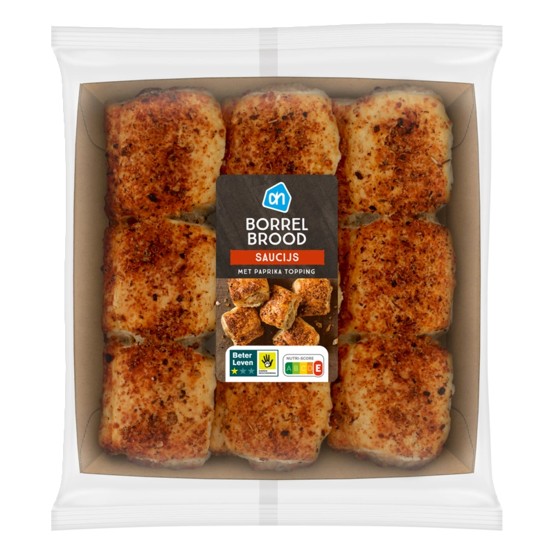 AH Mini saucijzenbroodjes luxe topping