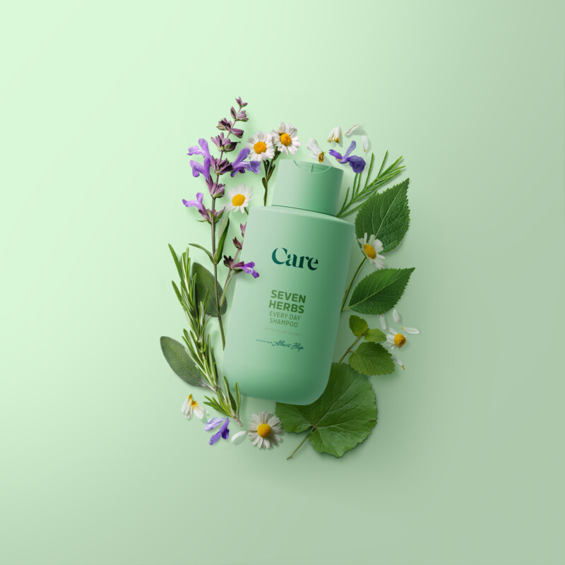 Een afbeelding van Care Seven herbs every day shampoo