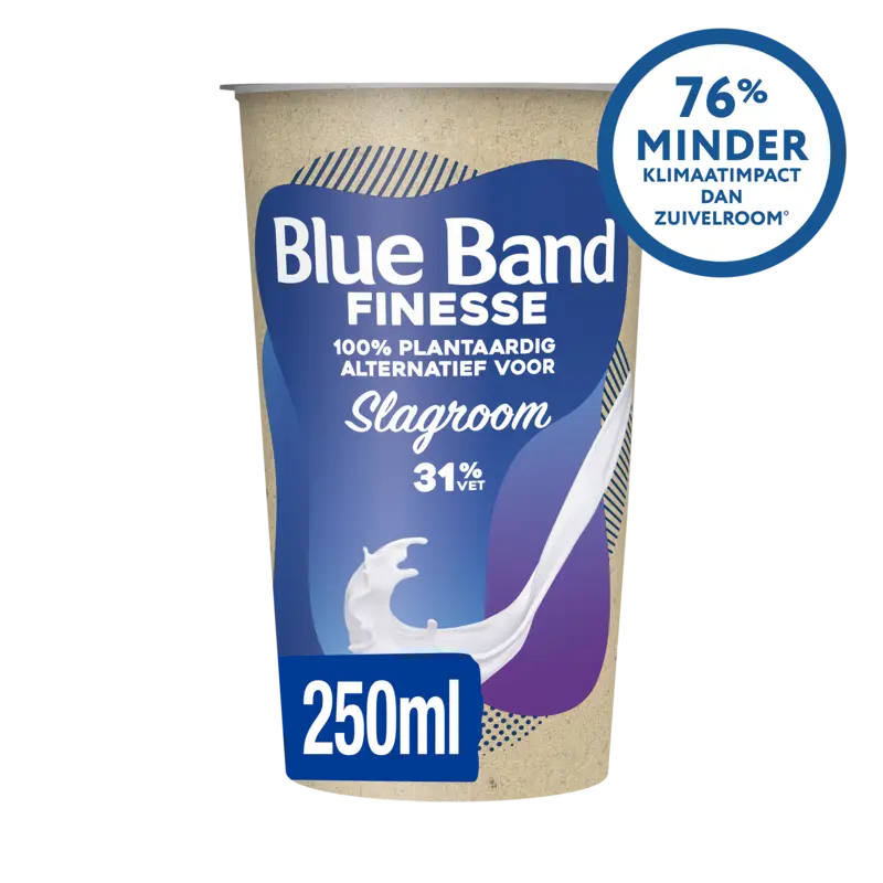Blue Band Finesse plantaardig alternatief slagroom
