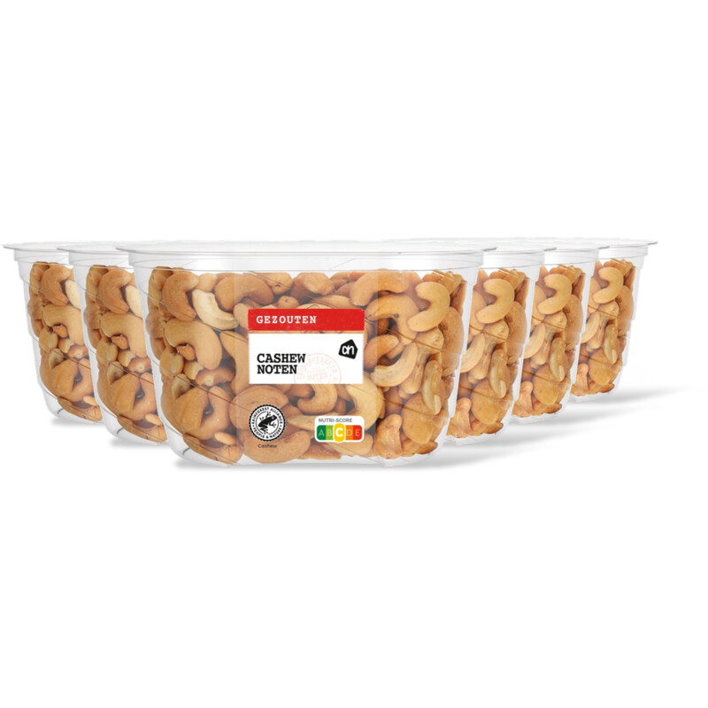 AH Gezouten cashewnoten 6-pack