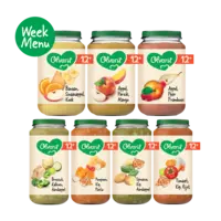 Olvarit Weekmenu groente & fruit 12m+