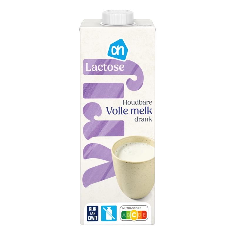 Lactosevrije houdbare volle melk