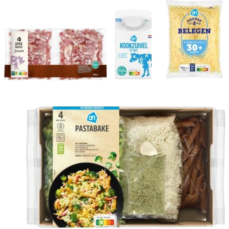 Een afbeelding van AH Gesneden Pastabake Verspakket