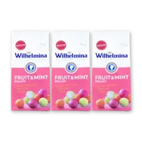 Wilhelmina Fruit & mint ballen 3-pack