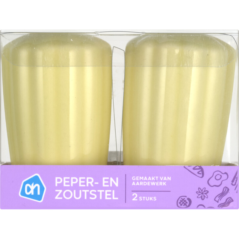 AH Peper en zoutstel sculpted