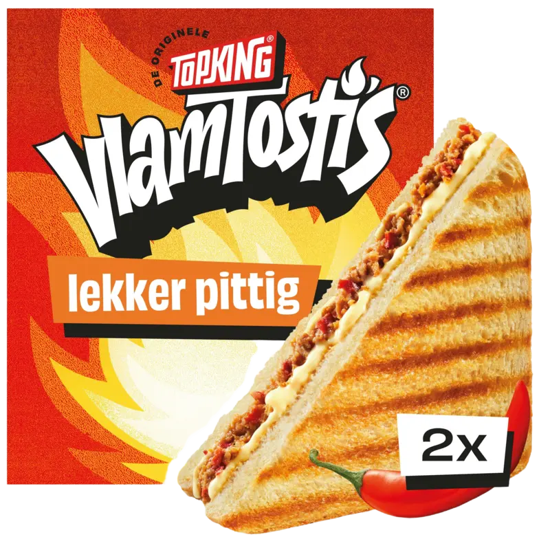 Topking Vlam tosti 2-pack