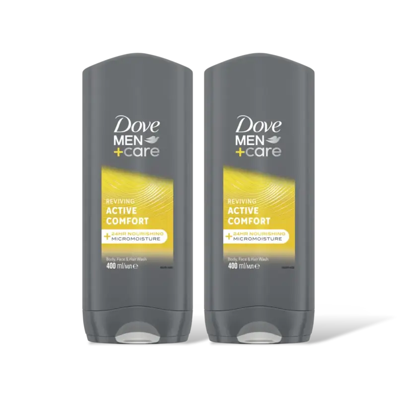 Dove Men+care FIFA active comfort 2-pack
