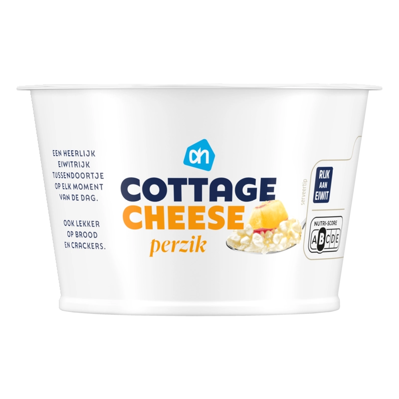 Cottage cheese perzik