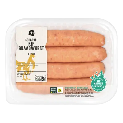 pdp-image-AH Scharrel kipbraadworst 4 stuks