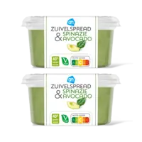 AH Zuivelspread spinazie avocado 2-pack