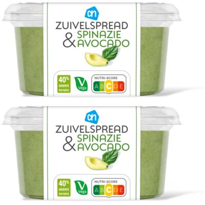 pdp-image-AH Zuivelspread spinazie avocado 2-pack
