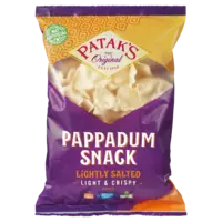 Patak's Pappadum snack lightly salted