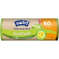 Swirl Vuilniszakken actif fresh 60 liter