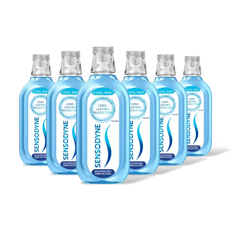 Sensodyne Fresh & cool mondwater gevoel tanden 6pk
