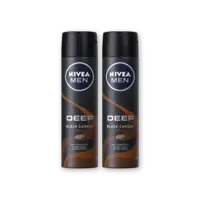 NIVEA Men deep espresso deodorant spray 2-pack