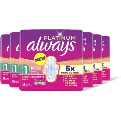 pdp-image-Always Platinum normal maandverband 6-pack
