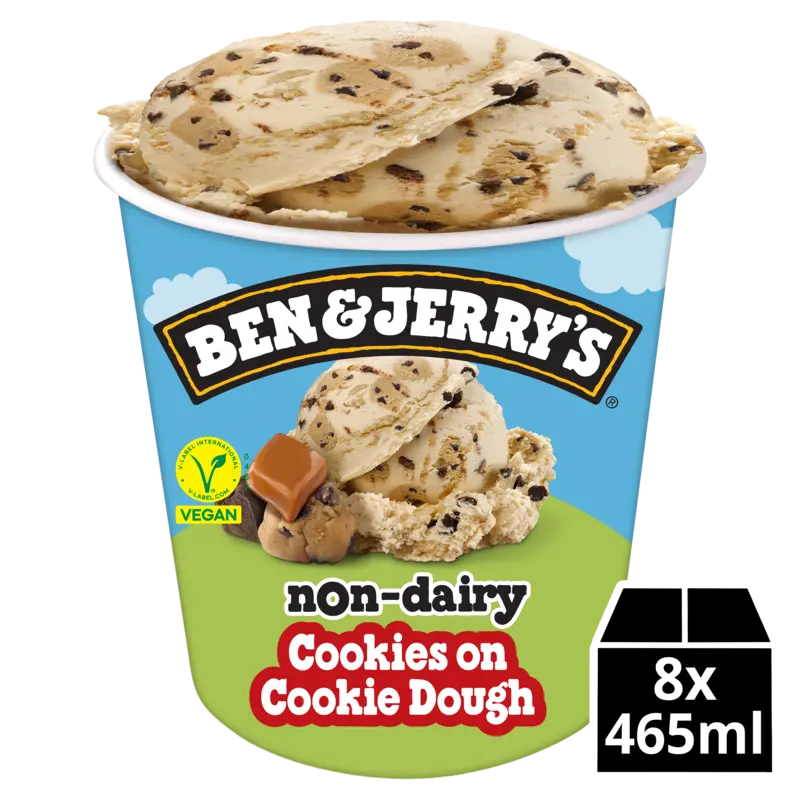 Cookies on cookie dough non-dairy